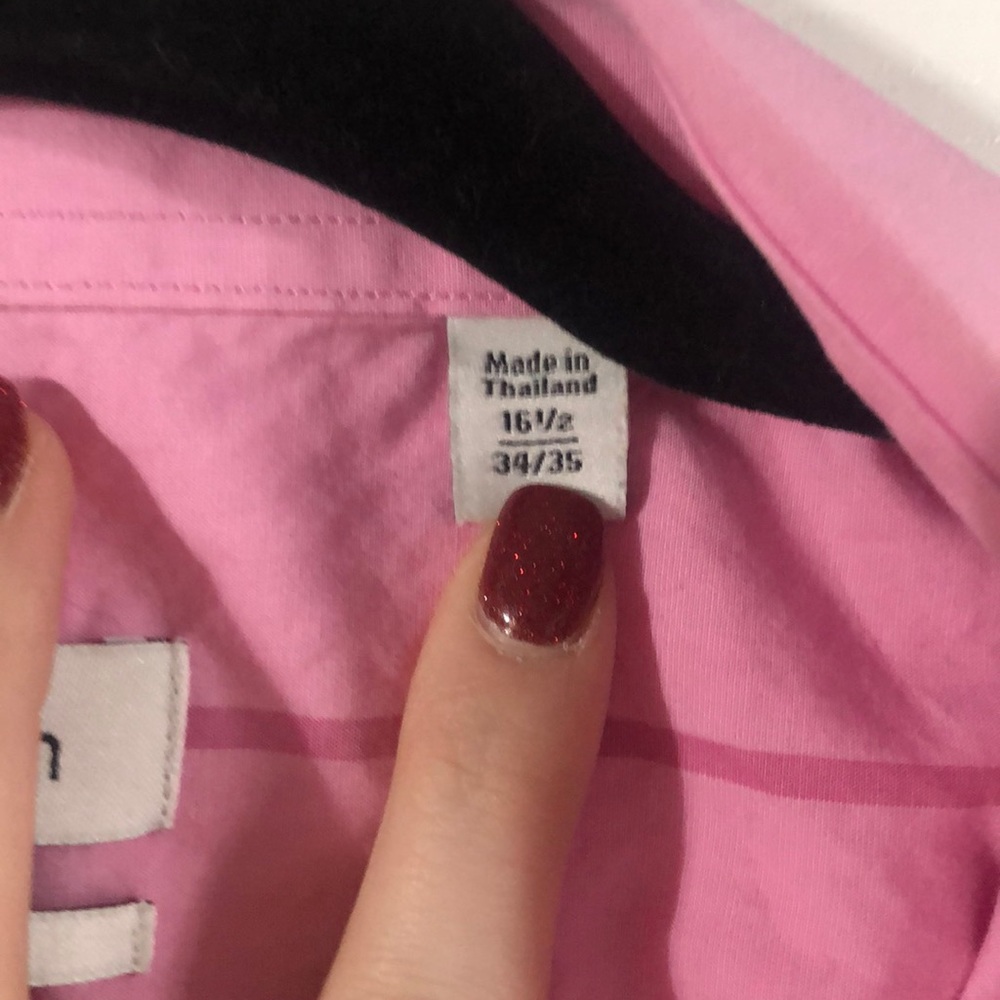 Pink Calvin Klein button down - Picture 3 of 4